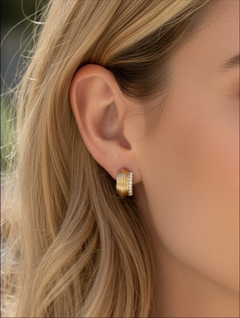 Lumire Hoop Earrings 18K Gold