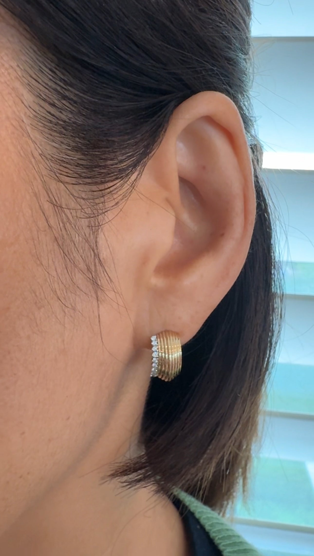 Lumire Hoop Earrings 18K Gold