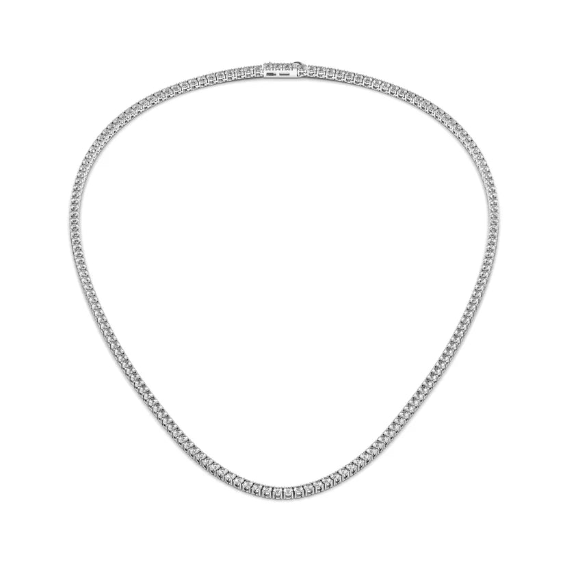 10ct Tennis Necklace 2.5mm