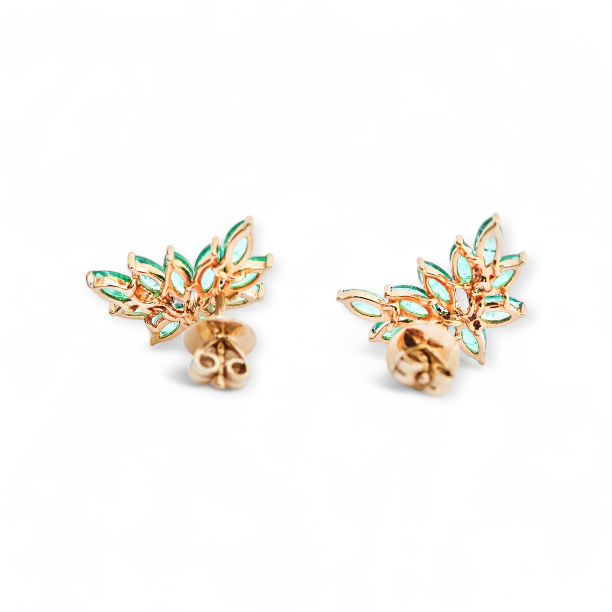 Emerald Wing Earrings