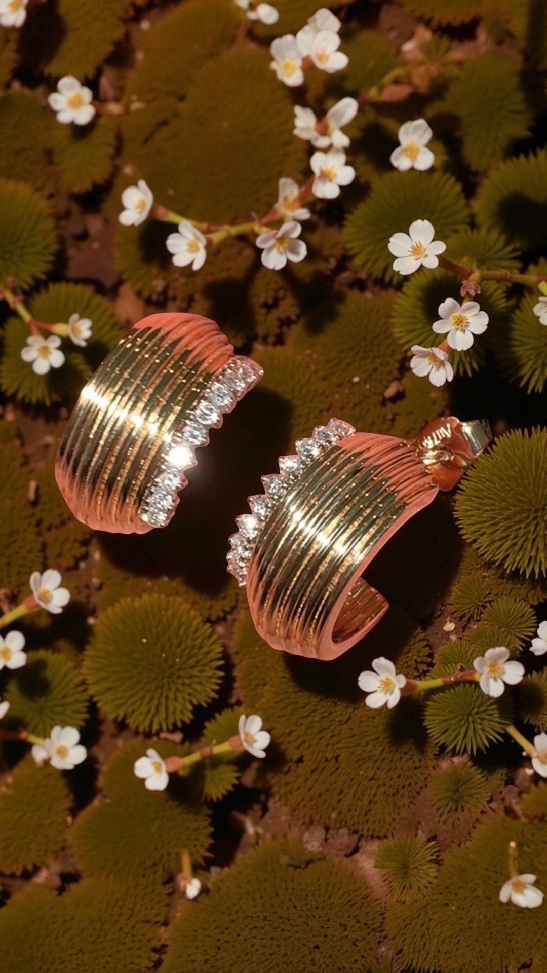 Lumire Hoop Earrings 18K Gold