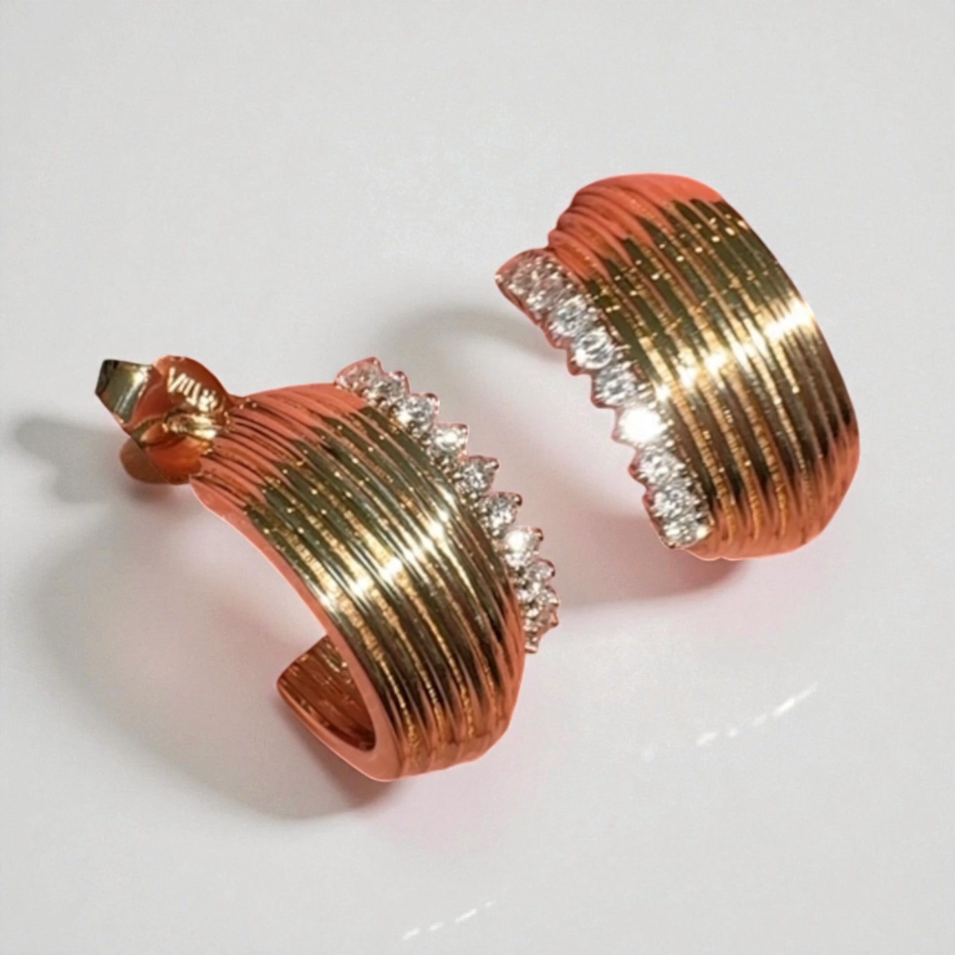 Lumire Hoop Earrings 18K Gold