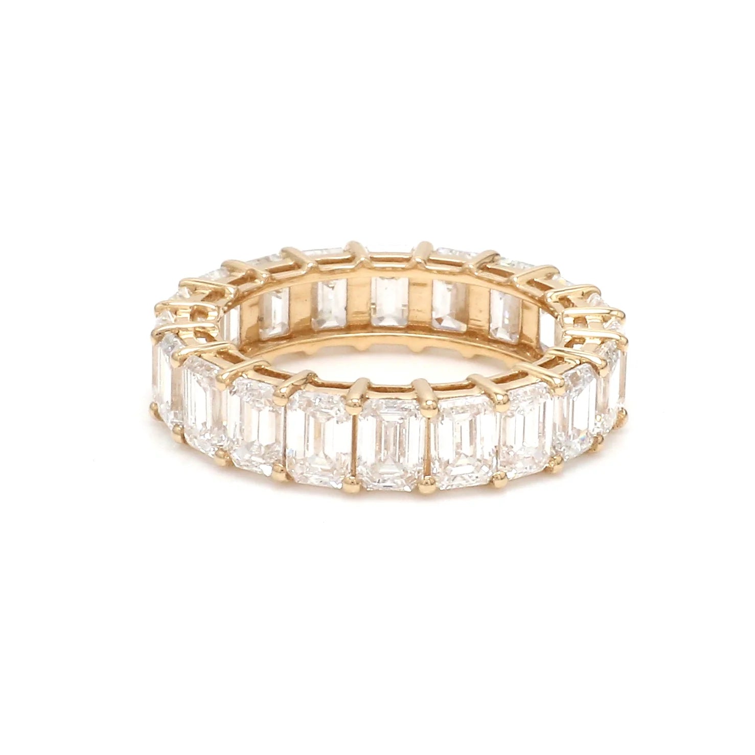 Emerald Cut Diamond Eternity Ring