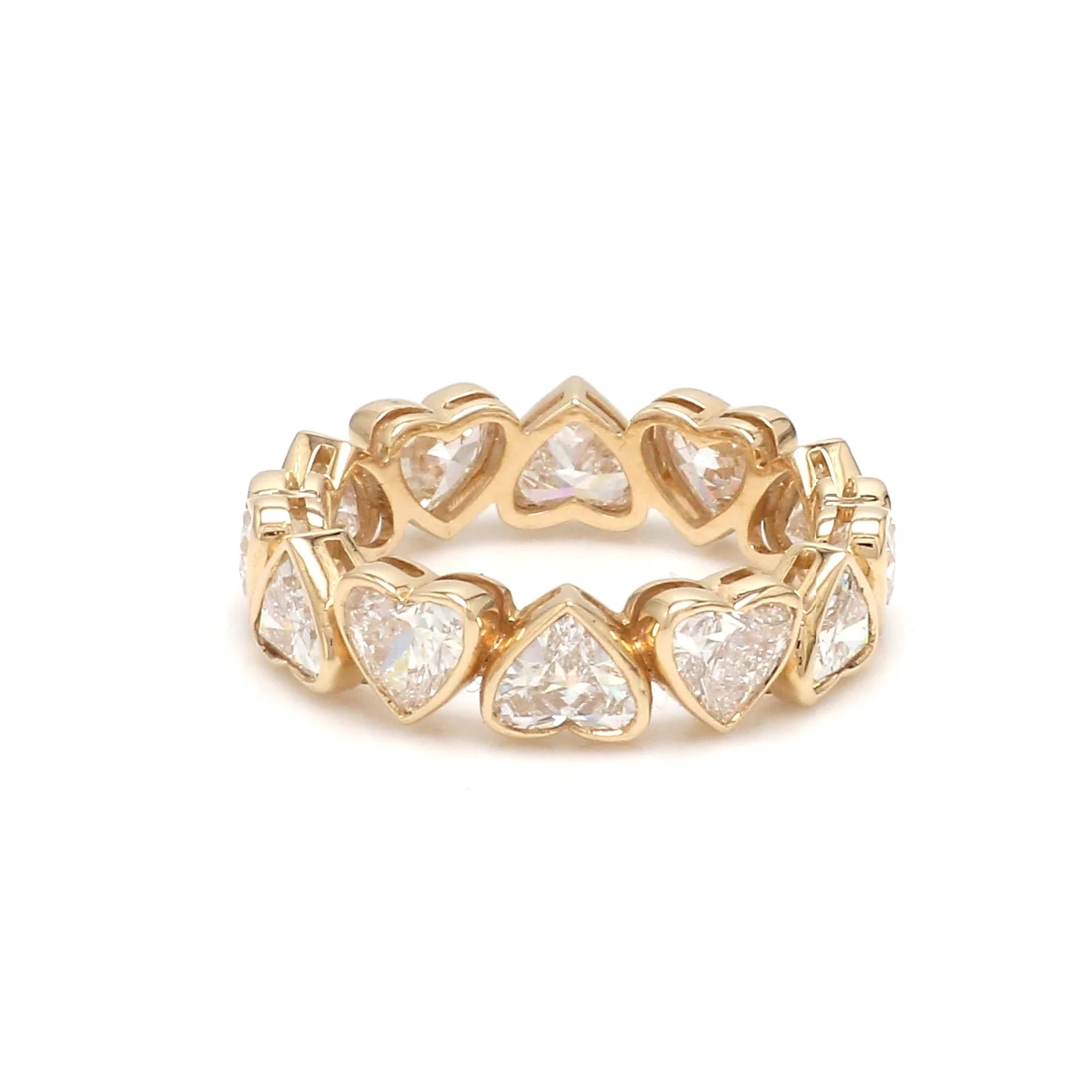 Heart Diamond Eternity Ring