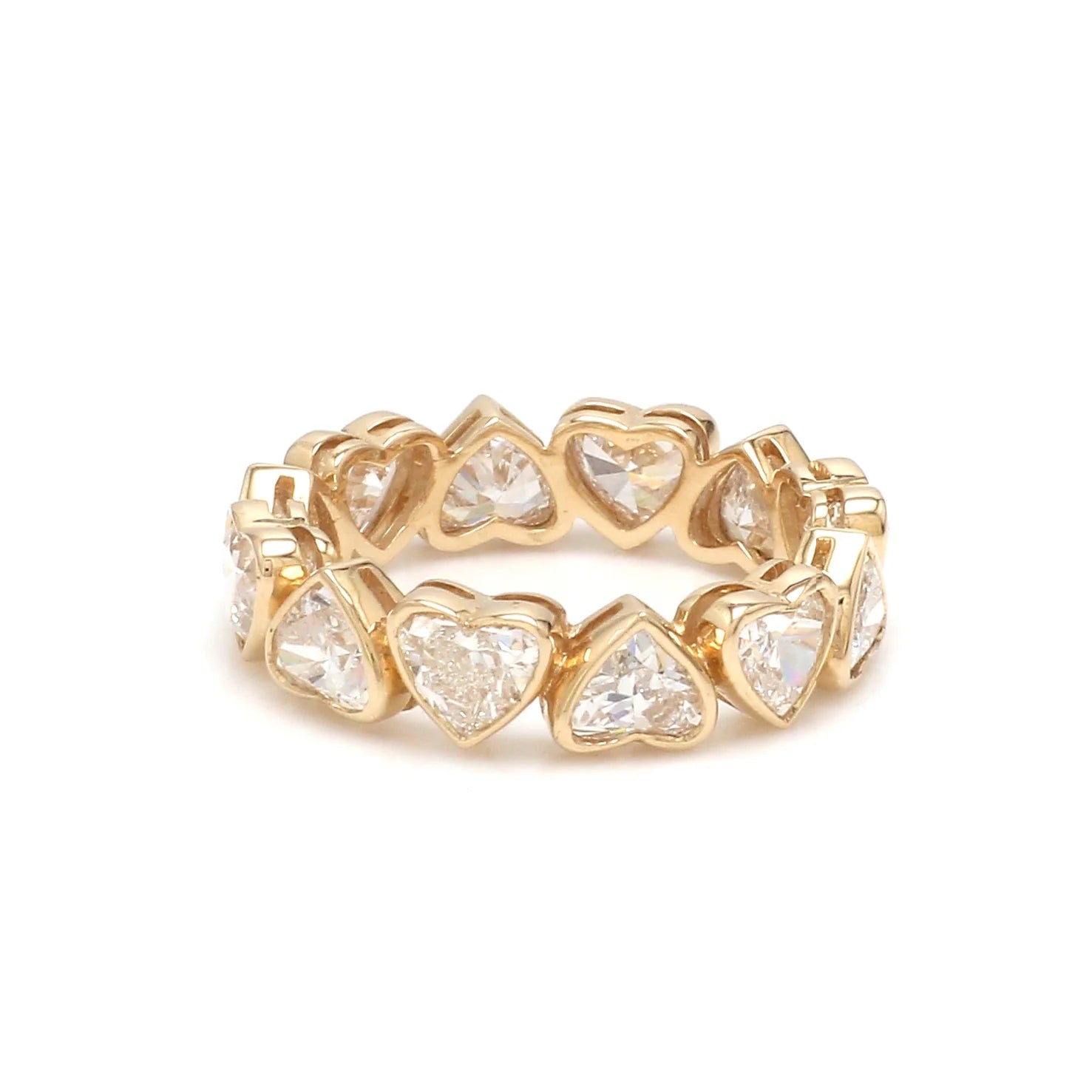 Heart Diamond Eternity Ring