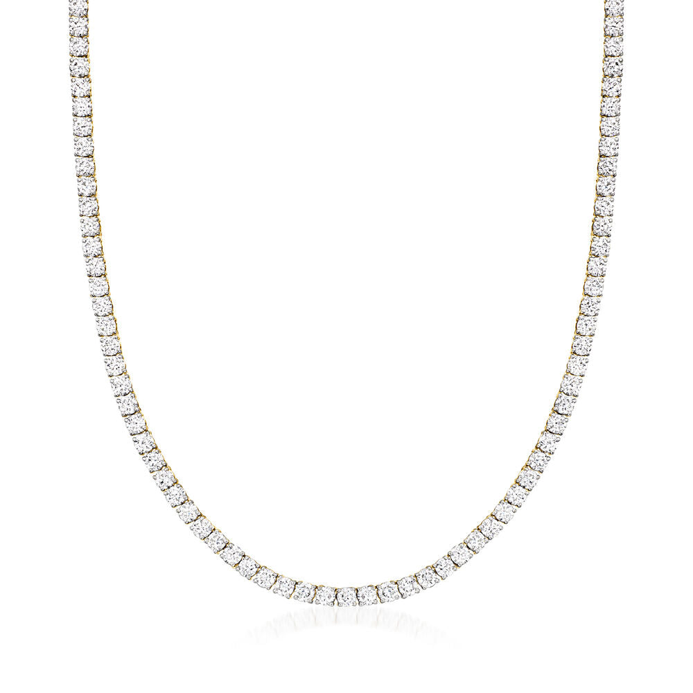 10ct Tennis Necklace 2.5mm
