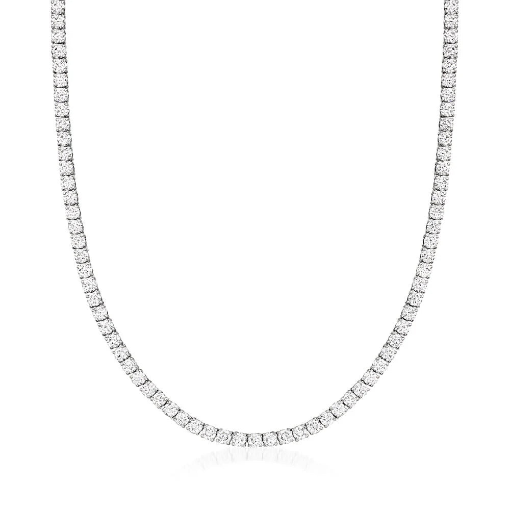 10ct Tennis Necklace 2.5mm