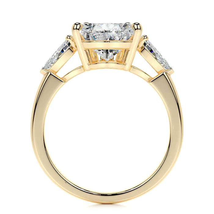 Pear Diamond 3-Stone Engagement Ring
