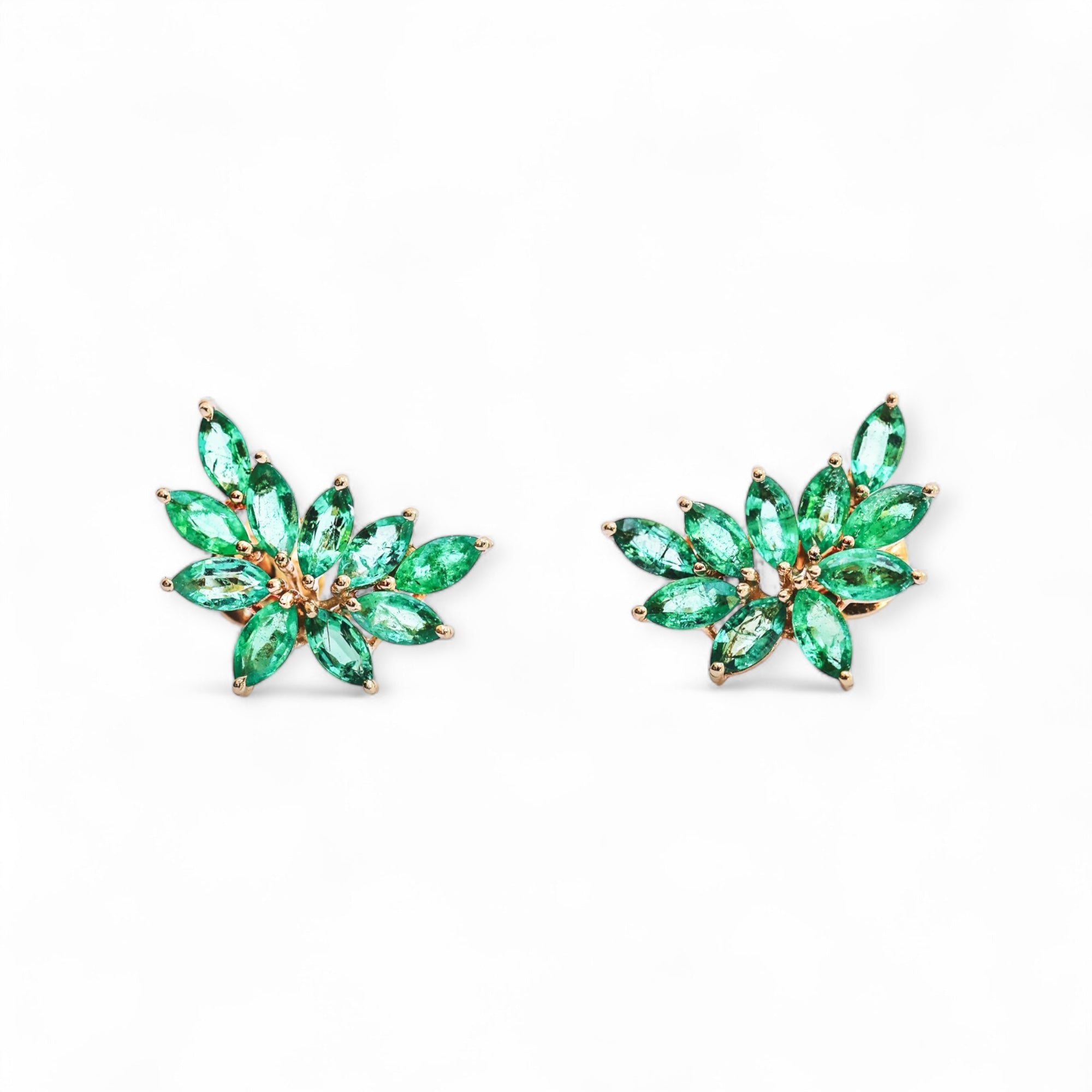Emerald Wing Earrings